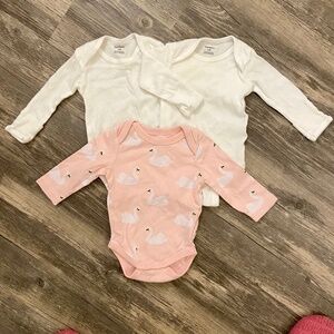 Baby Onesies Three Piece Set Size 0-3 Months